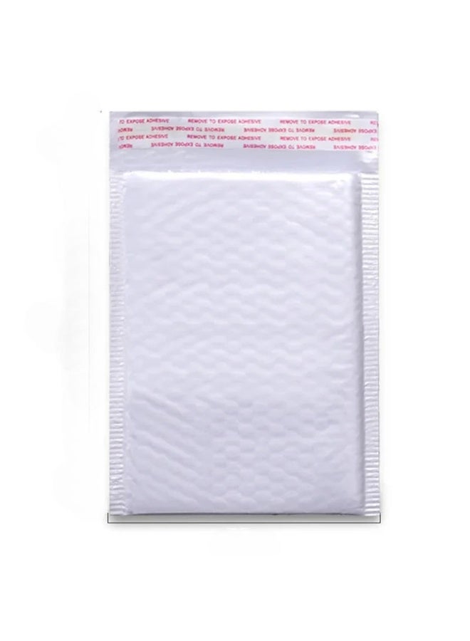 مجموعة من ٢٠ ظرفًا فقاعيًا أبيض، مقاوم للماء، ذاتي الإغلاق، مقاس الظرف ١٤ × ١٦ سم - Image 1